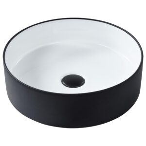 wohnli-moebel-suche-800001634204 Wohnli Möbelsuche - AUFSATZWASCHBECKEN 40 cm Schwarz/Weiß Tebar