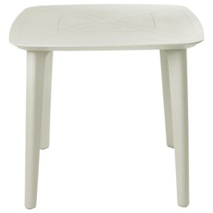 wohnli-moebel-suche-800001634536-1 GARTENTISCH 86/86 cm Hellbeige Sorico Kunststoff Beliani Garten & Outdoor > Gartenmöbel > Gartentische Beige