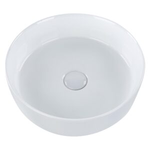 wohnli-moebel-suche-800001634545-1 AUFSATZWASCHBECKEN 36 cm Calig Keramik Beliani Möbel > Schränke > Badezimmerschränke Weiß