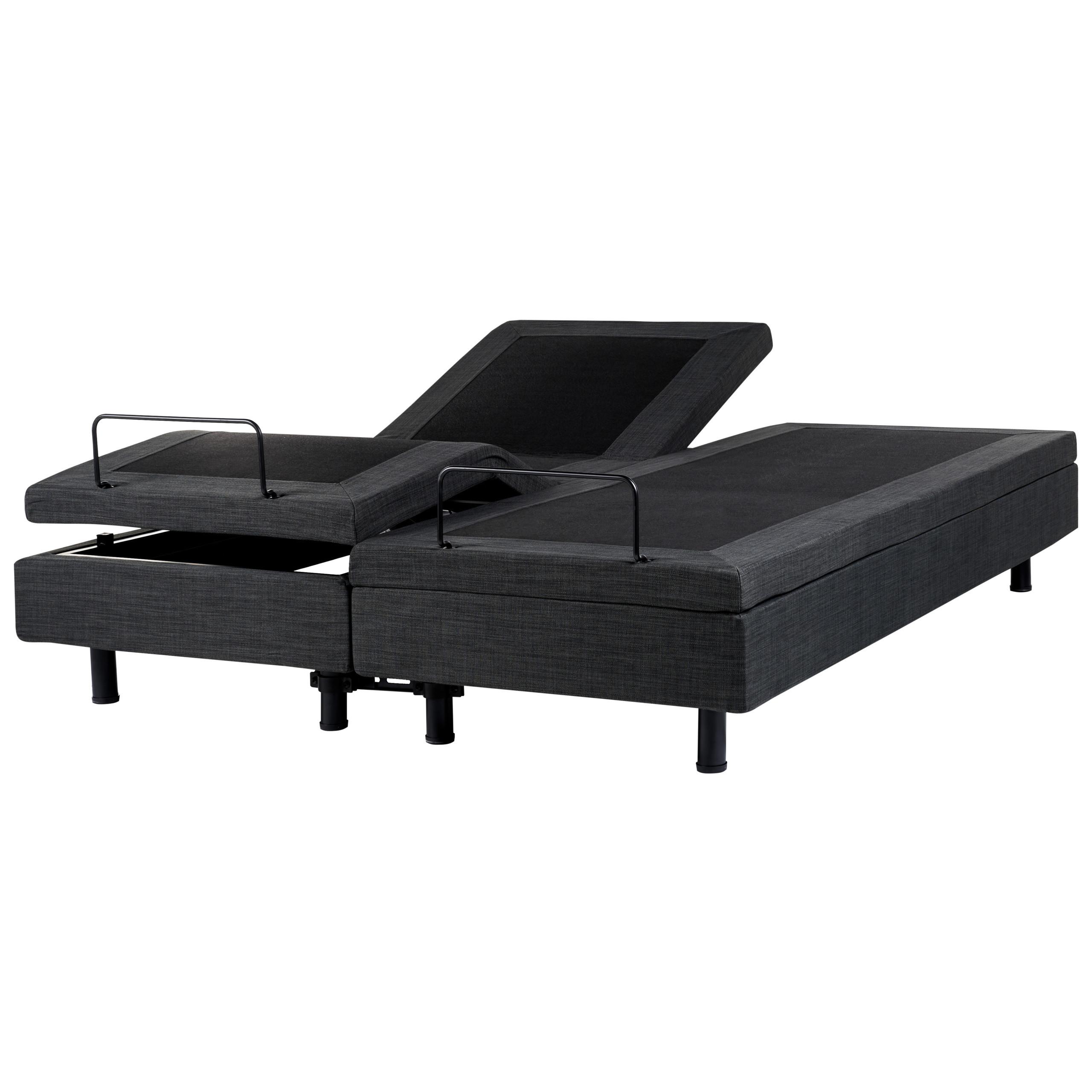 Wohnli Möbelsuche - POLSTERBETT Verstellbar 160/200 cm Dunkelgrau Duke