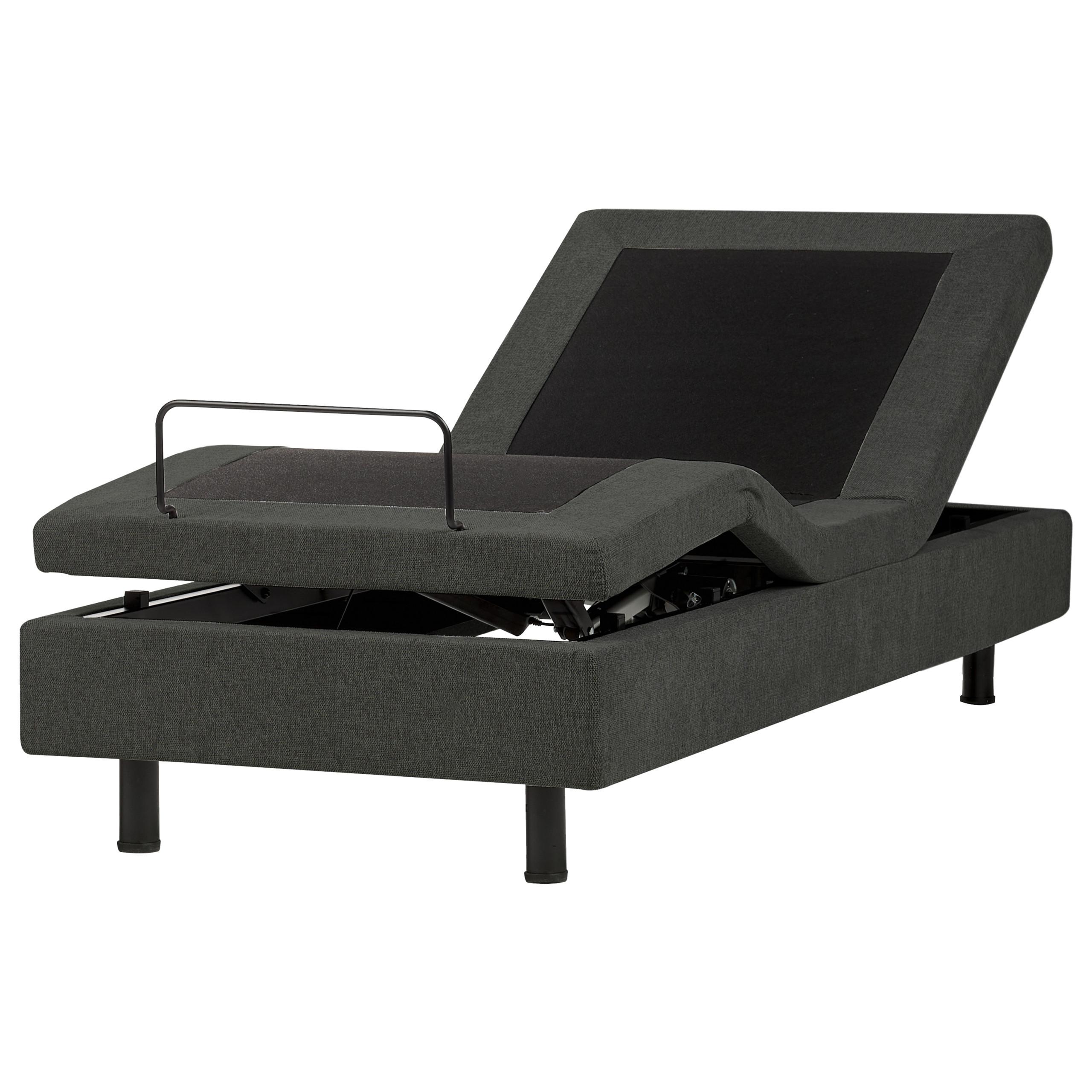 wohnli-moebel-suche-800001649318 Wohnli Möbelsuche - POLSTERBETT Verstellbar 80/200 cm Dunkelgrau Duke II