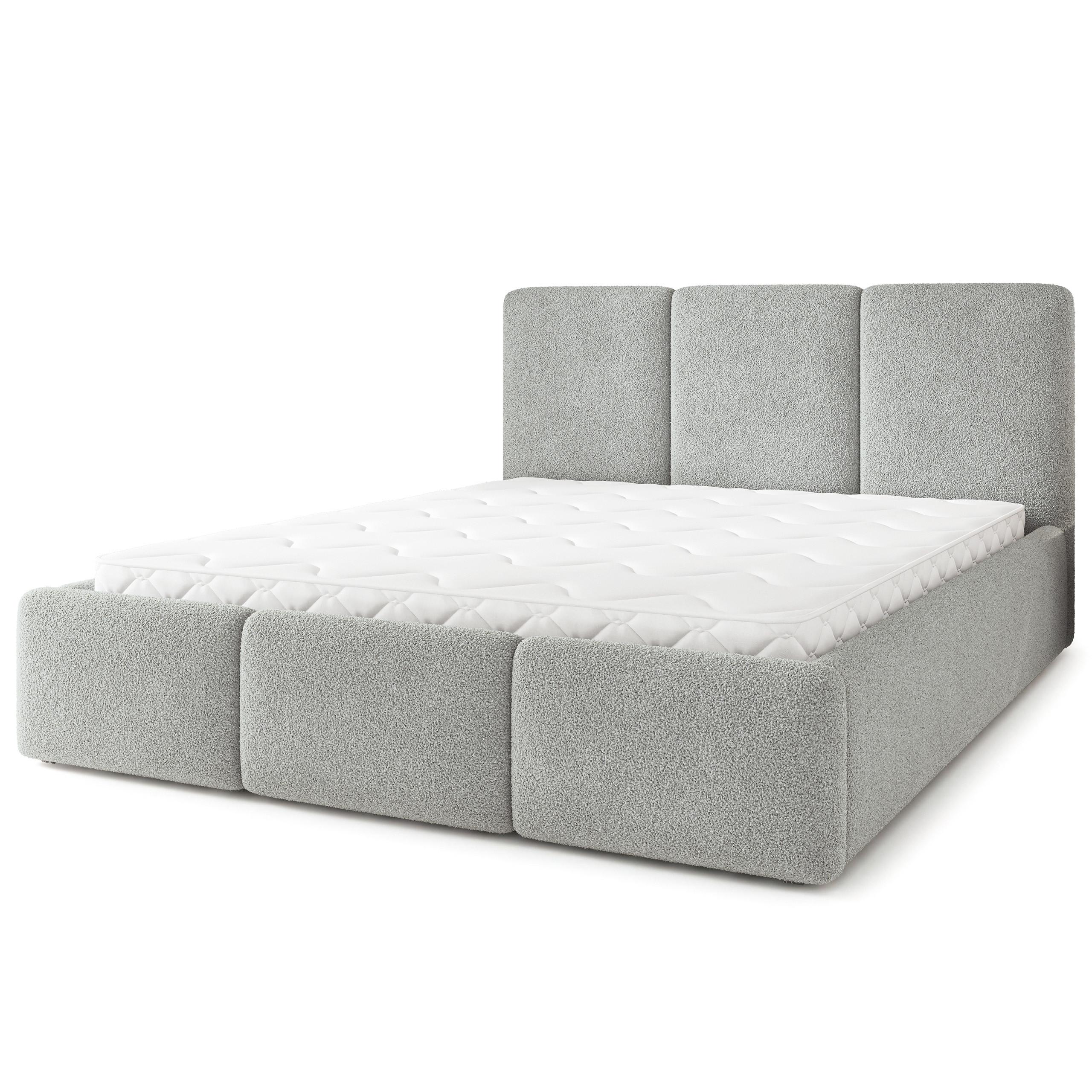 wohnli-moebel-suche-800001666894 Wohnli Möbelsuche - POLSTERBETT MORENA Q 120x200 cm mit Bettkästen - Hellgrau