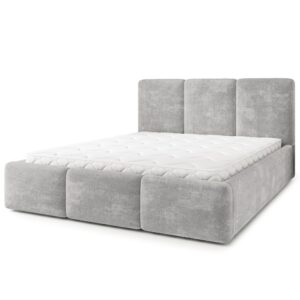 wohnli-moebel-suche-800001666959 Wohnli Möbelsuche - POLSTERBETT MORENA LM 140x200 cm mit Bettkästen - Hellgrau