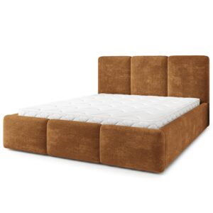 wohnli-moebel-suche-800001666995 Wohnli Möbelsuche - POLSTERBETT MORENA LM 200x200 cm mit Bettkästen - Hellbraun