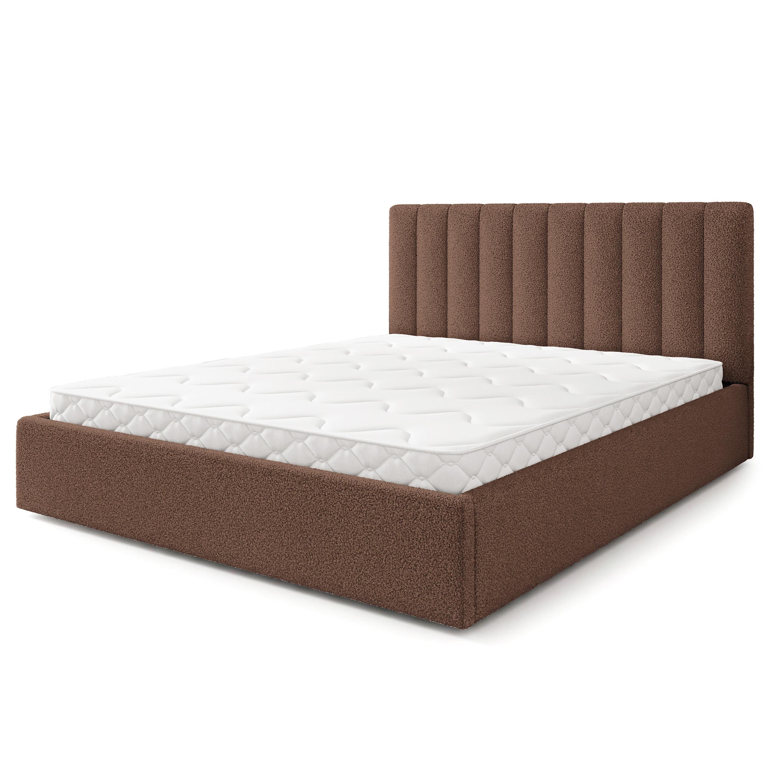 wohnli-moebel-suche-800001667005 Wohnli Möbelsuche - POLSTERBETT DEMERA Q 140x200 cm mit Bettkästen - Braun