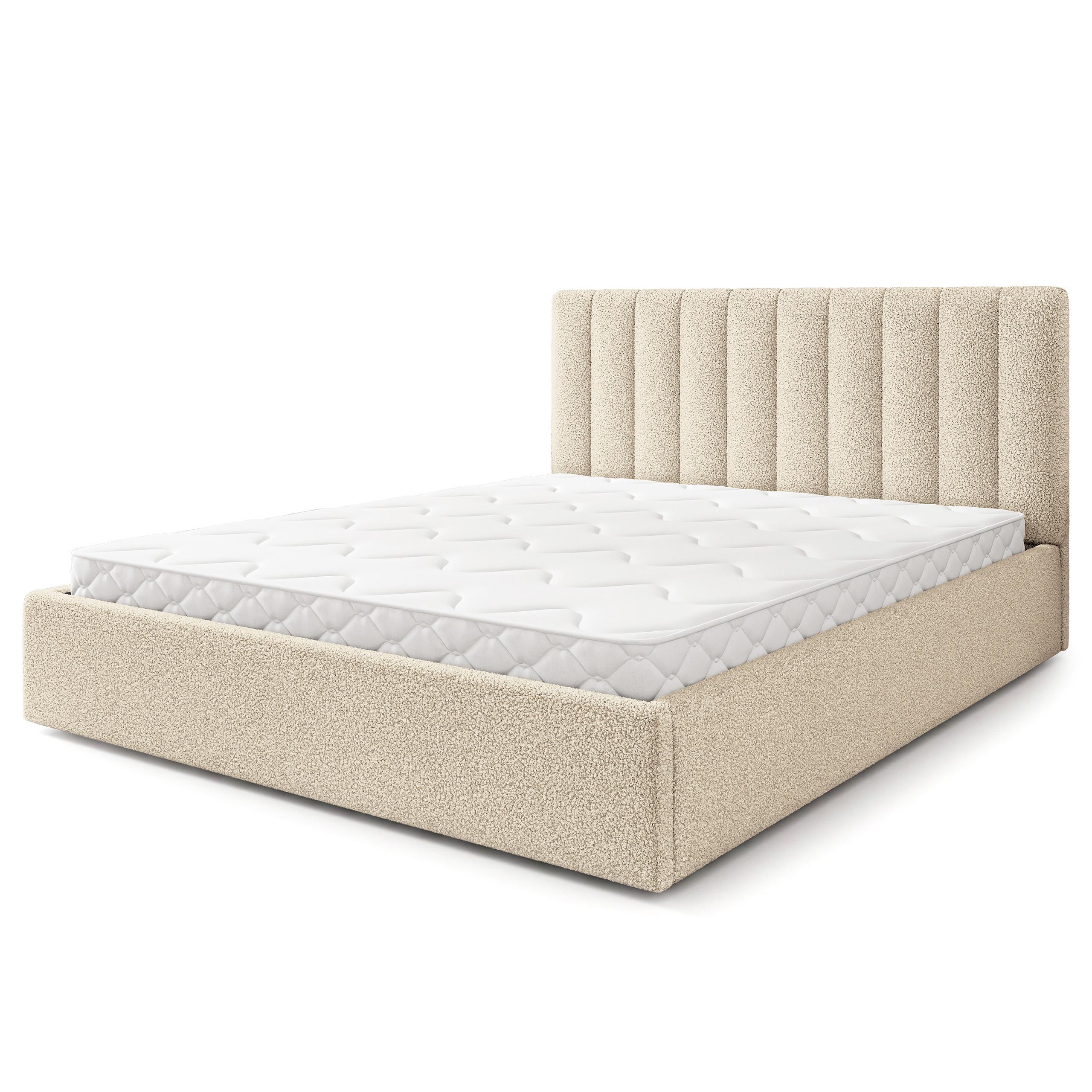 wohnli-moebel-suche-800001667025 Wohnli Möbelsuche - POLSTERBETT DEMERA Q 120x200 cm mit Bettkästen - Creme