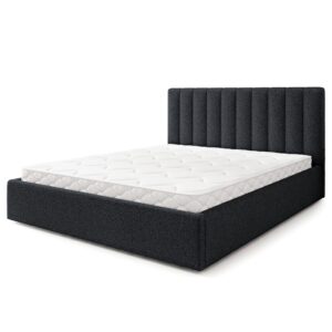 wohnli-moebel-suche-800001667040 Wohnli Möbelsuche - POLSTERBETT DEMERA Q 140x200 cm mit Bettkästen - Schwarz