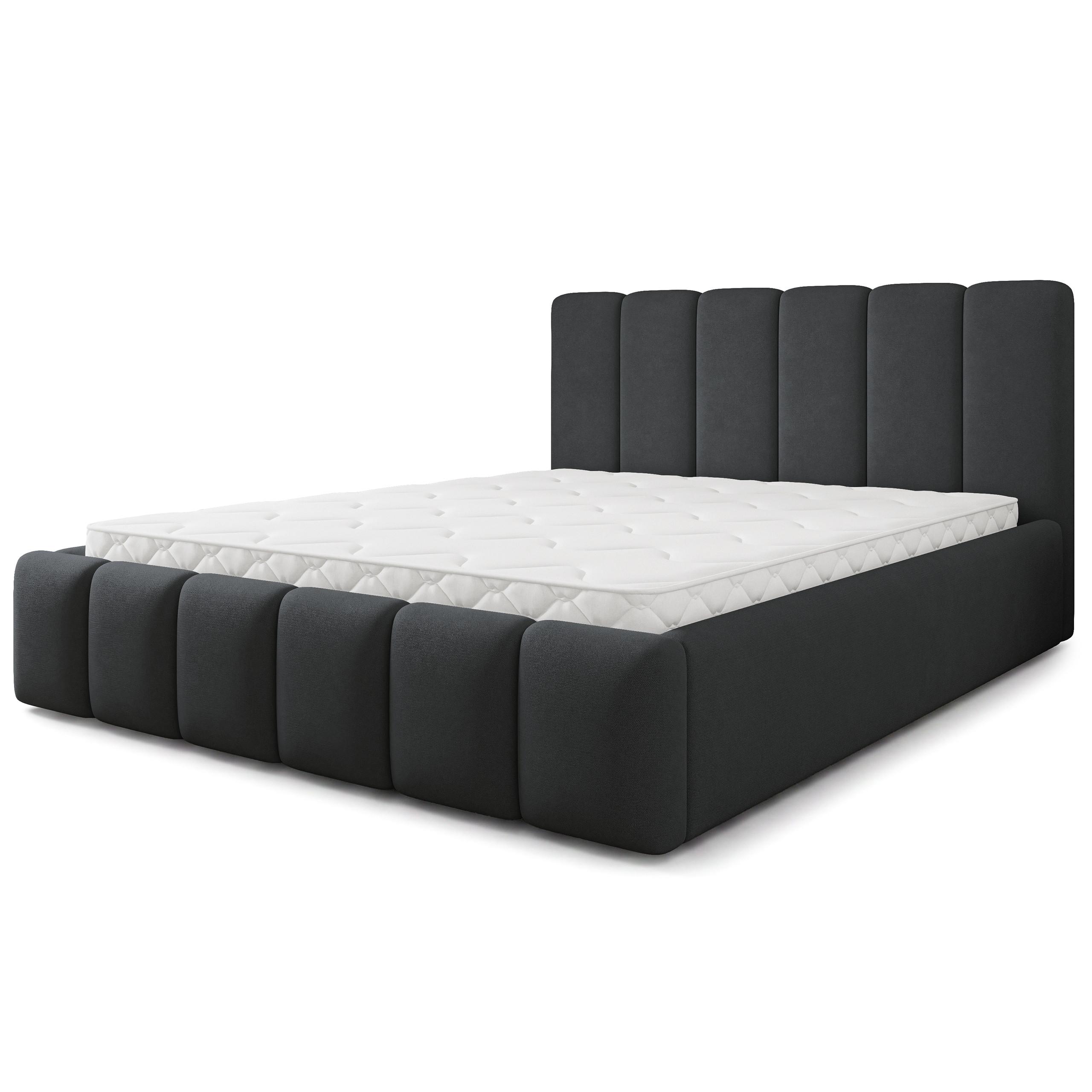 wohnli-moebel-suche-800001667117 Wohnli Möbelsuche - POLSTERBETT ATTORA SR 120x200 cm mit Bettkästen - Schwarz