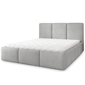 wohnli-moebel-suche-800001667164 Wohnli Möbelsuche - POLSTERBETT MORENA MGV 160x200 cm mit Bettkästen - Hellgrau