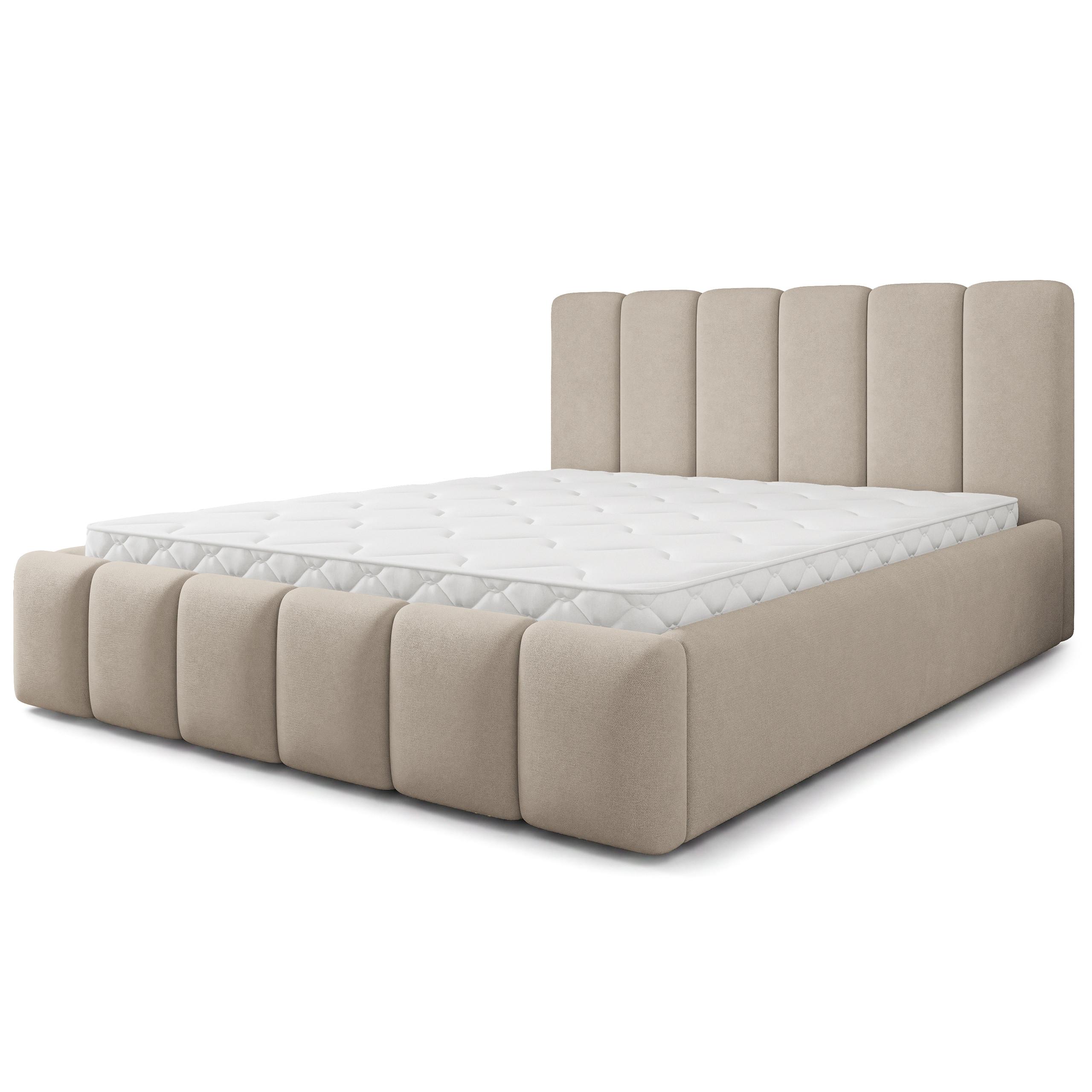 Wohnli Möbelsuche - POLSTERBETT ATTORA SR 180x200 cm mit Bettkästen - Beige