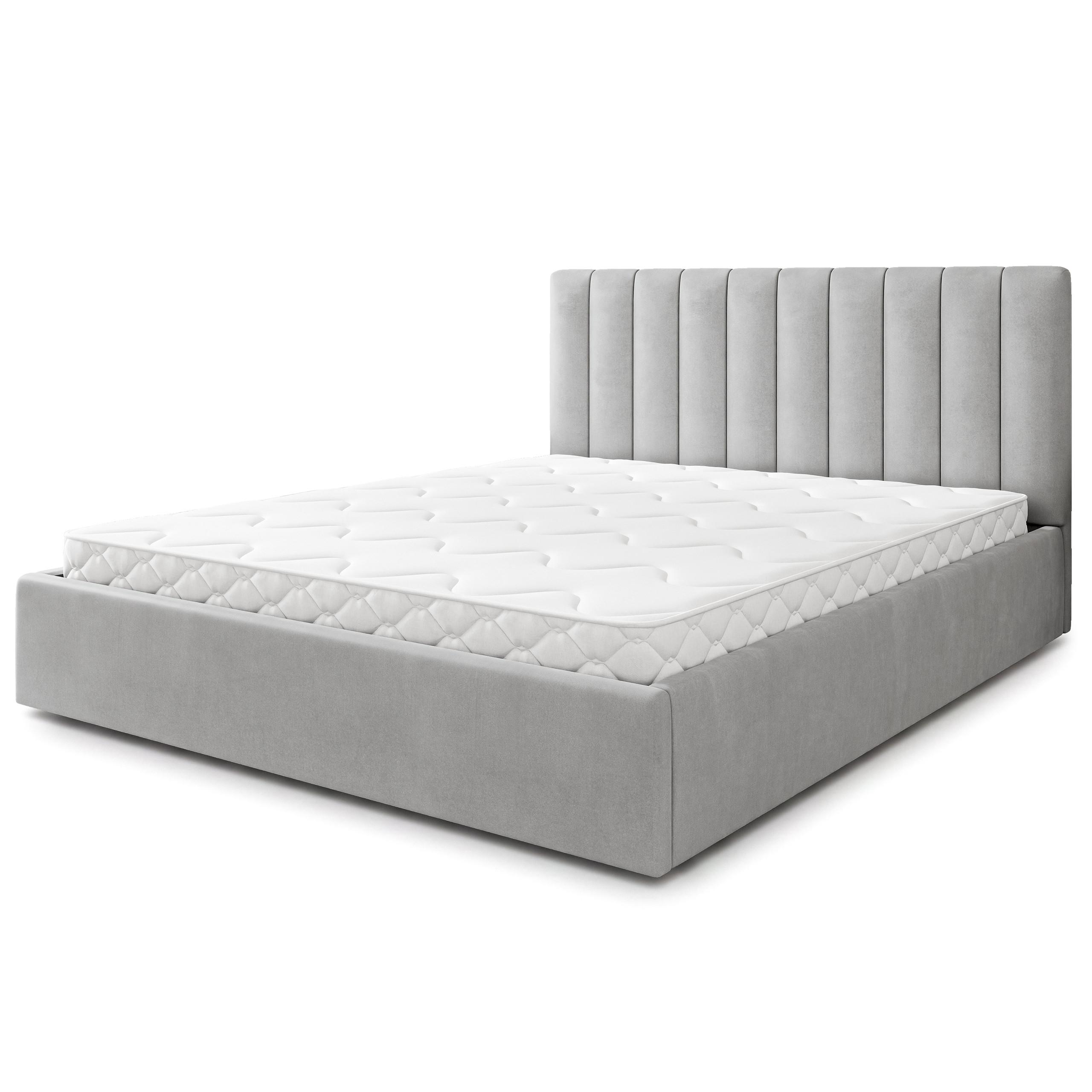 wohnli-moebel-suche-800001667182 Wohnli Möbelsuche - POLSTERBETT DEMERA MGV 180x200 cm mit Bettkästen - Hellgrau