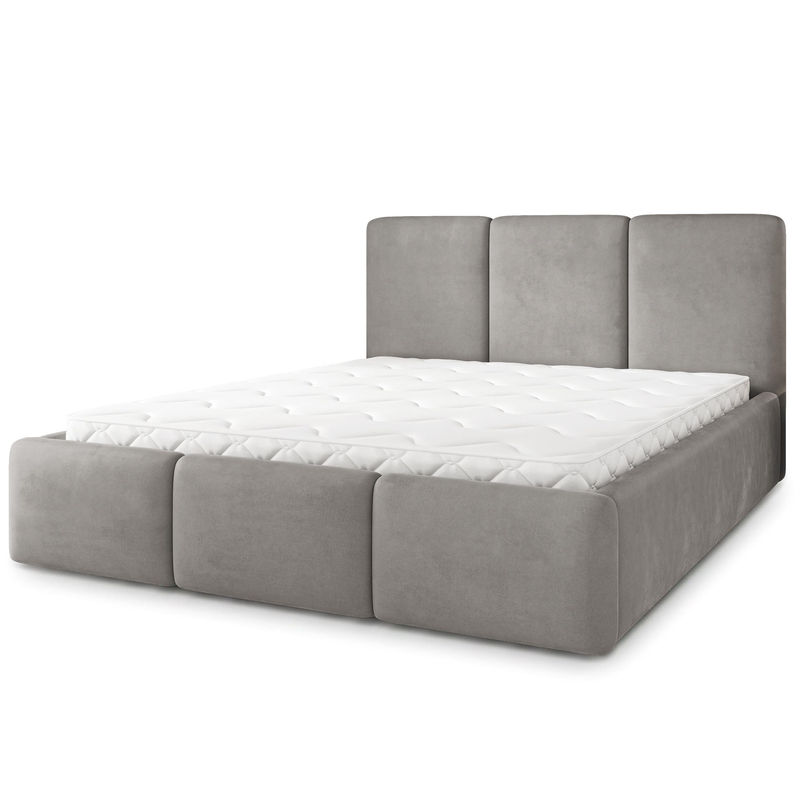 wohnli-moebel-suche-800001667184 Wohnli Möbelsuche - POLSTERBETT MORENA MGV 120x200 cm mit Bettkästen - Grau