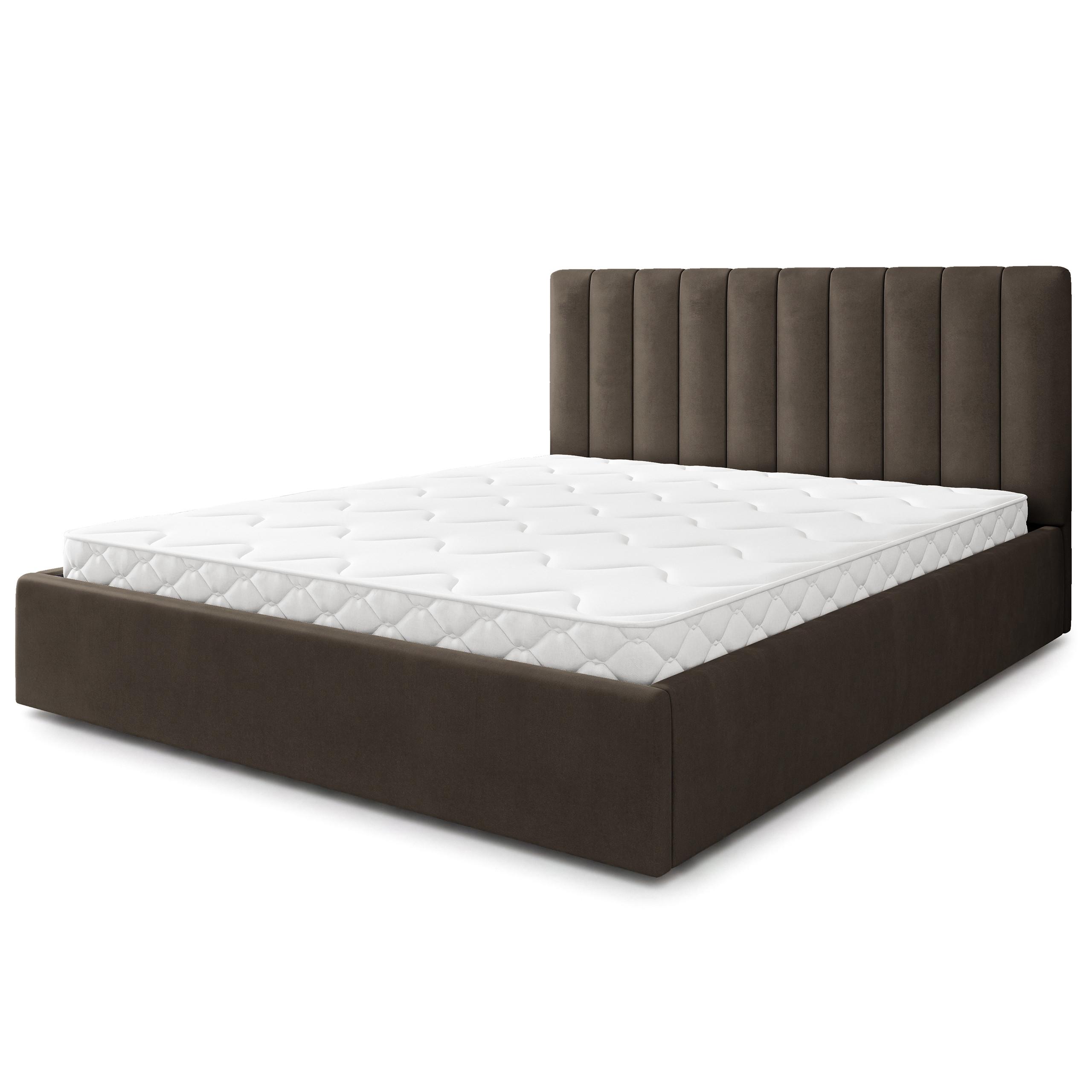 wohnli-moebel-suche-800001667221 Wohnli Möbelsuche - POLSTERBETT DEMERA MGV 120x200 cm mit Bettkästen - Braun