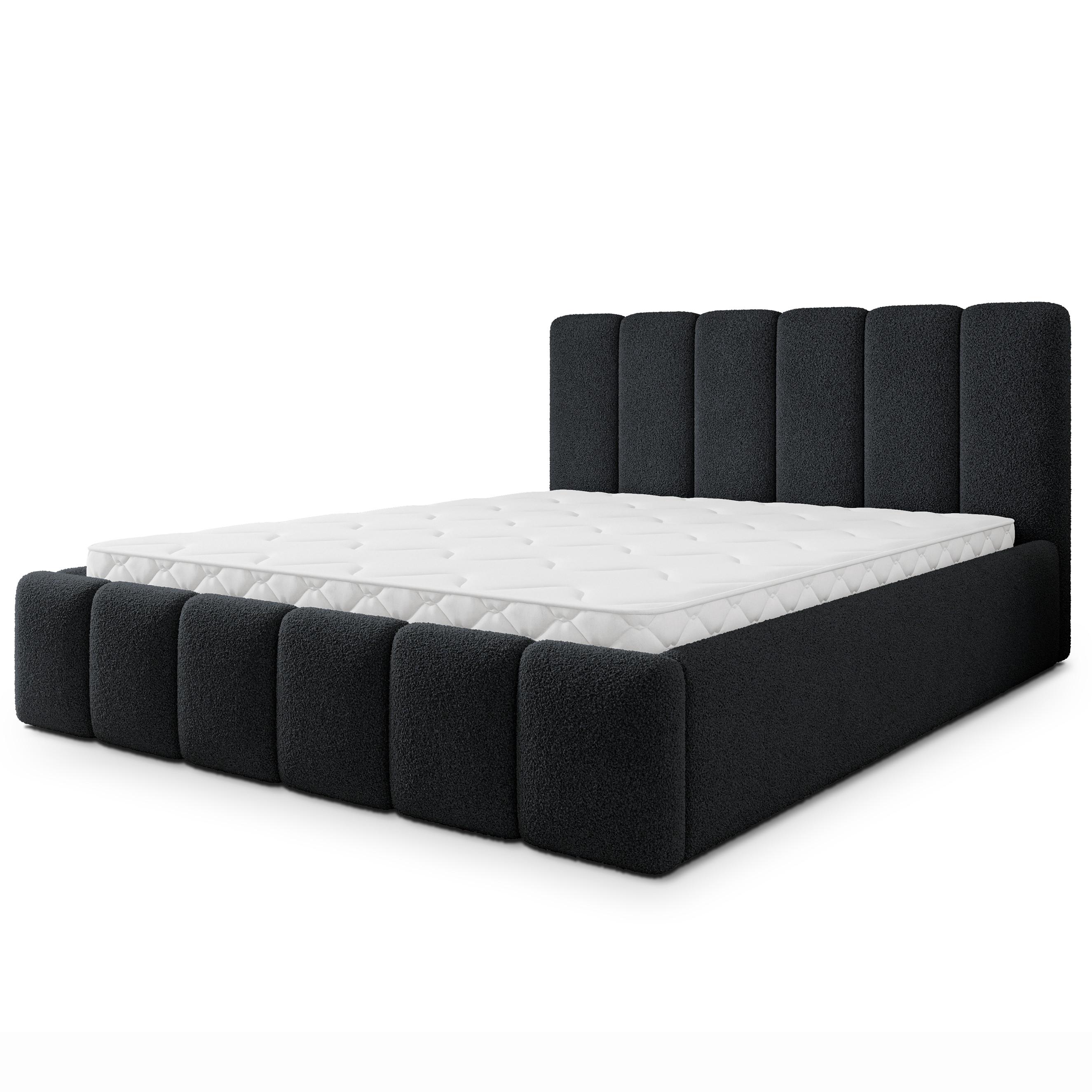 wohnli-moebel-suche-800001667245 Wohnli Möbelsuche - POLSTERBETT ATTORA Q 120x200 cm mit Bettkästen - Schwarz