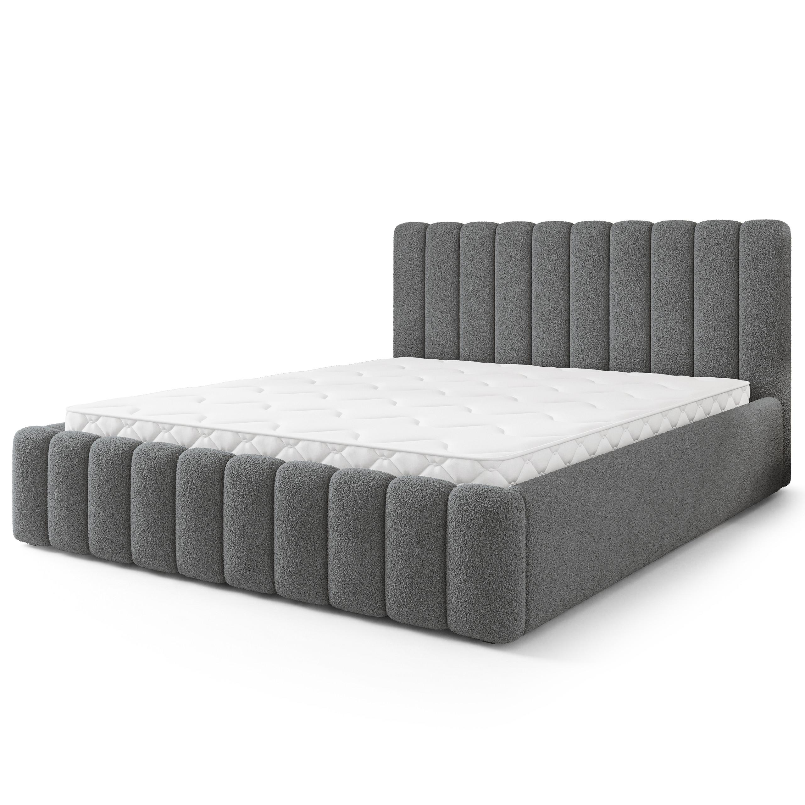 wohnli-moebel-suche-800001667259 Wohnli Möbelsuche - POLSTERBETT DINESE Q 180x200 cm mit Bettkästen - Grau