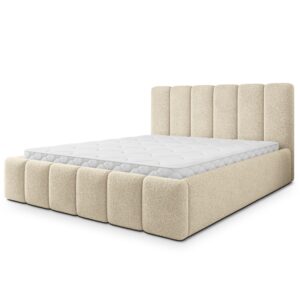 Wohnli Möbelsuche - POLSTERBETT ATTORA Q 180x200 cm mit Bettkästen - Creme