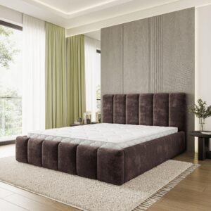 wohnli-moebel-suche-800001667380-1 POLSTERBETT ATTORA LM 120x200 cm mit Bettkästen - Braun Holz MASSENO Möbel > Betten > Polsterbetten Braun