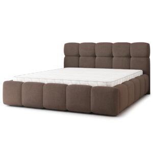 wohnli-moebel-suche-800001667381 Wohnli Möbelsuche - POLSTERBETT FARU SR 200x200 cm mit Bettkästen - Braun