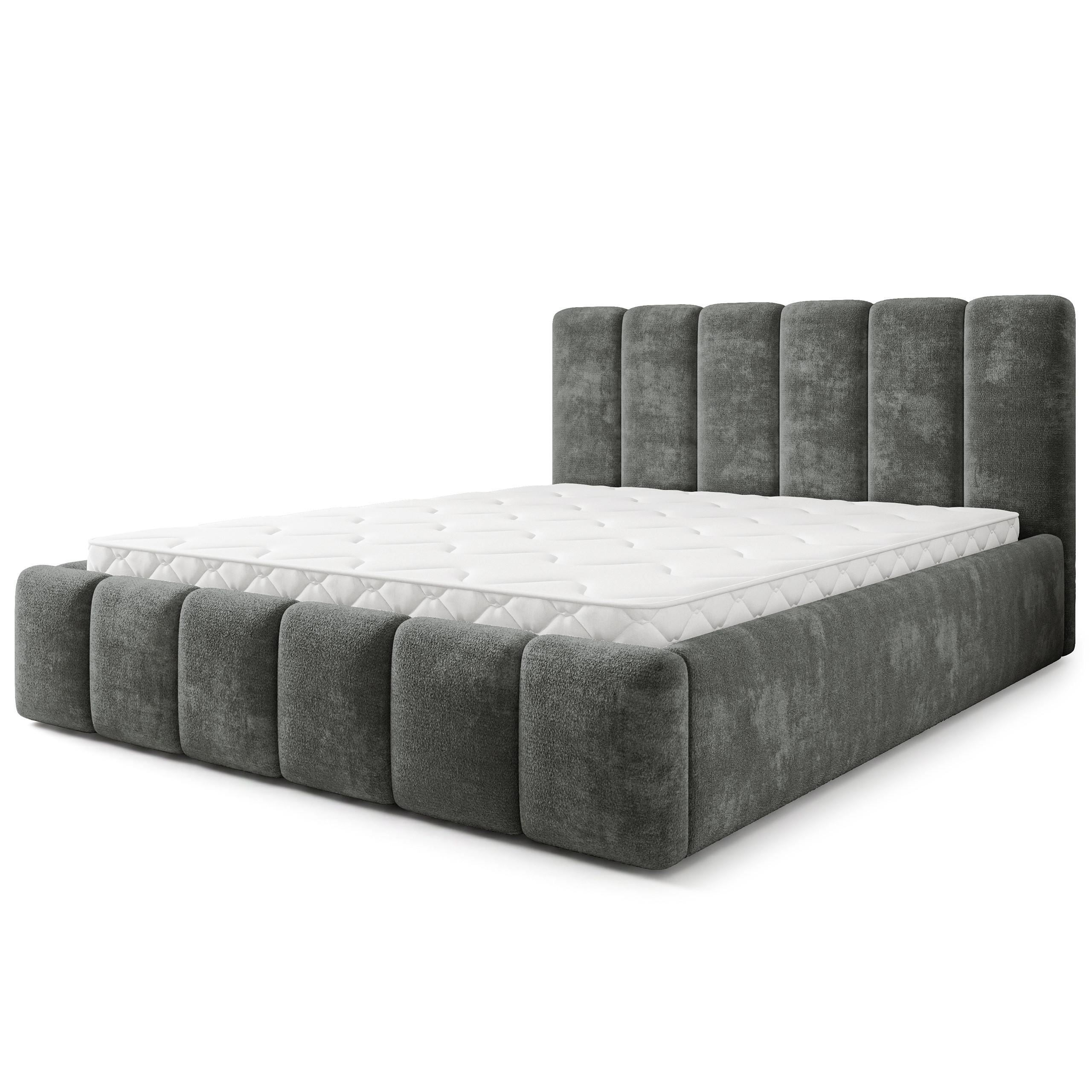 wohnli-moebel-suche-800001667383 Wohnli Möbelsuche - POLSTERBETT ATTORA LM 160x200 cm mit Bettkästen - Grau