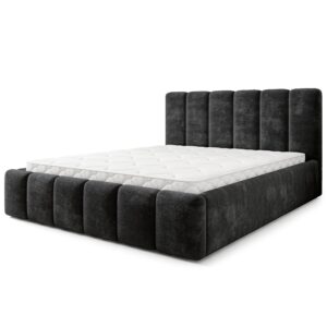 Wohnli Möbelsuche - POLSTERBETT ATTORA LM 120x200 cm mit Bettkästen - Schwarz