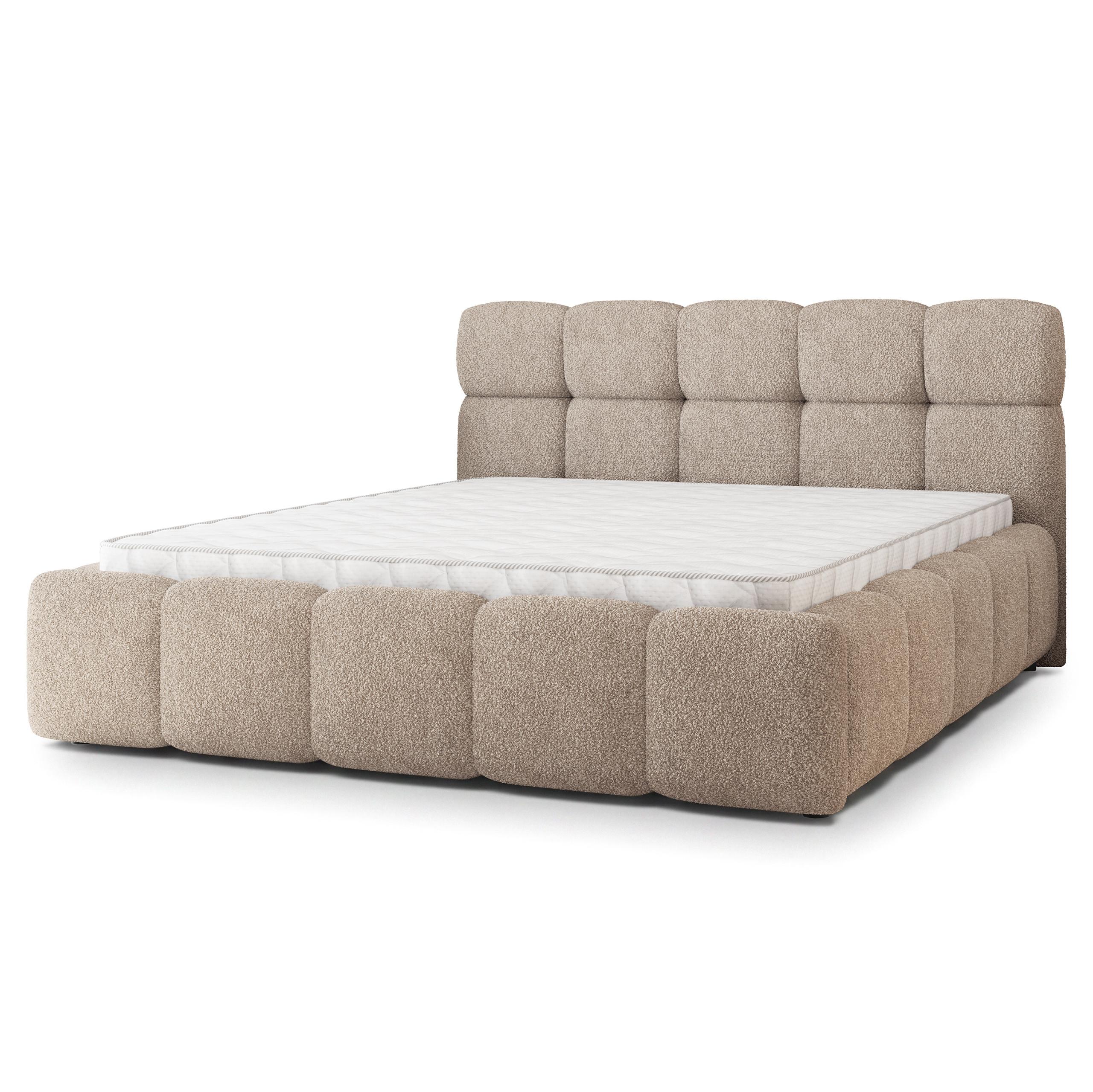 wohnli-moebel-suche-800001667497 Wohnli Möbelsuche - POLSTERBETT FARU Q 140x200 cm mit Bettkästen - Beige