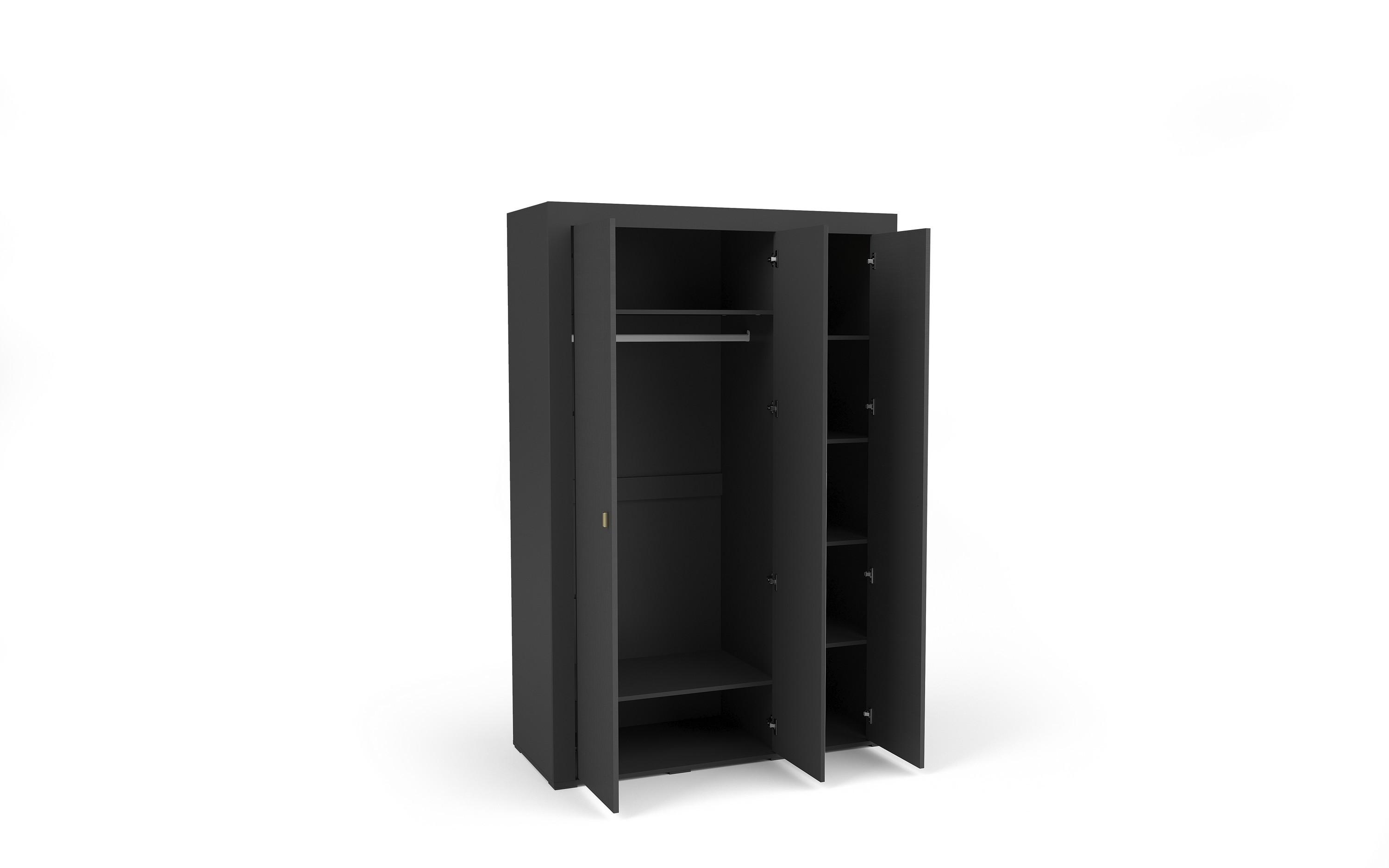 wohnli-moebel-suche-800001667849-1 3/206/56cm 3-türig mit Spiegel Schwarz