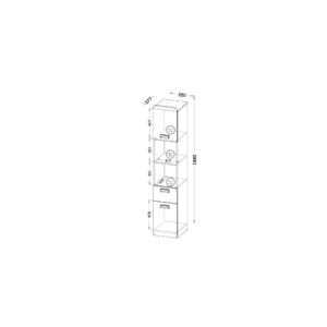wohnli-moebel-suche-800001667925-1 7cm 2-türig Weiß