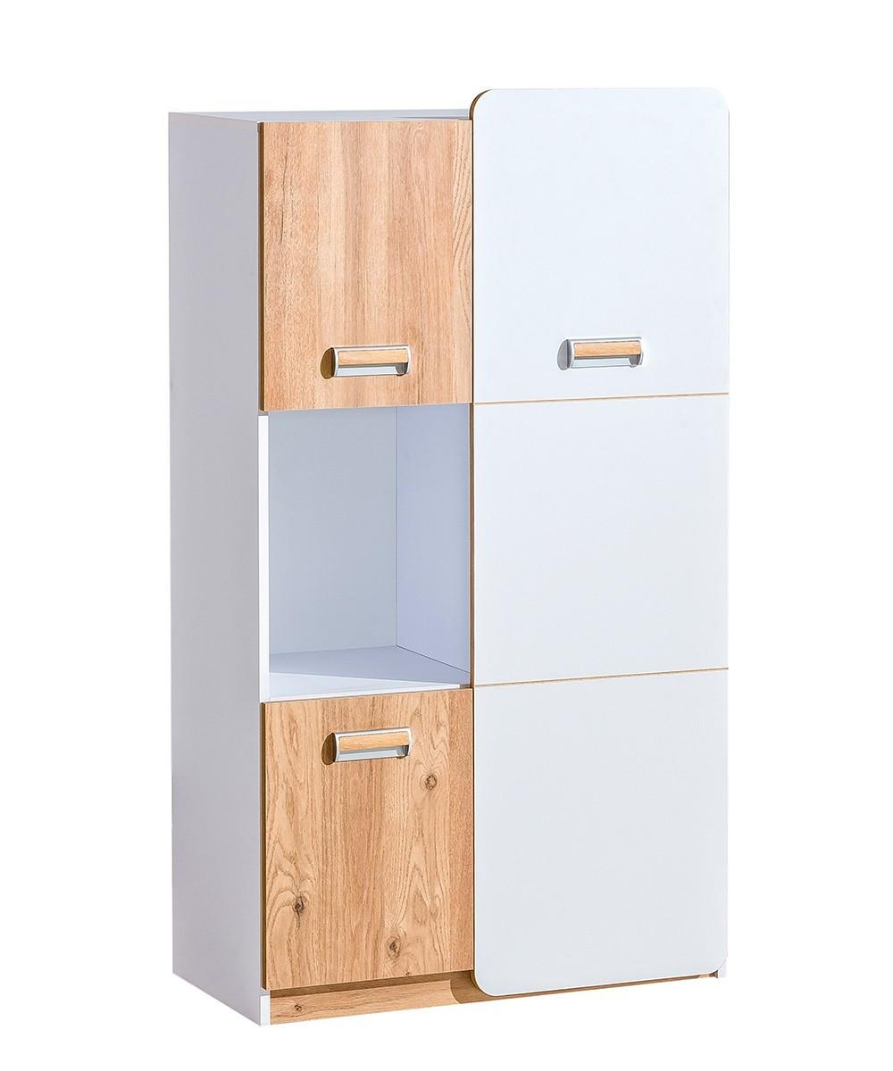 wohnli-moebel-suche-800001667926 Wohnli Möbelsuche - DREHTÜRENSCHRANK MANTI 80/144/40cm 3-türig Weiß