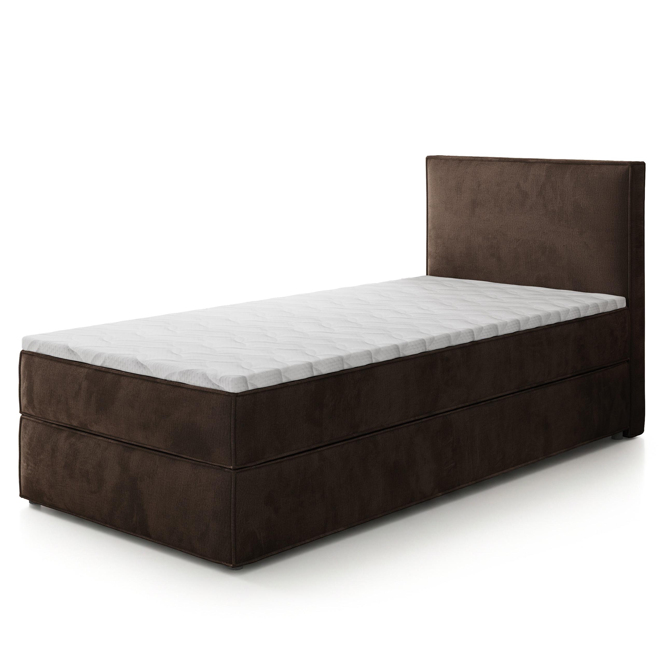 wohnli-moebel-suche-800001668018 Wohnli Möbelsuche - BOXBETT PELLIO 90x200 cm mit Matratze und Topper - Braun