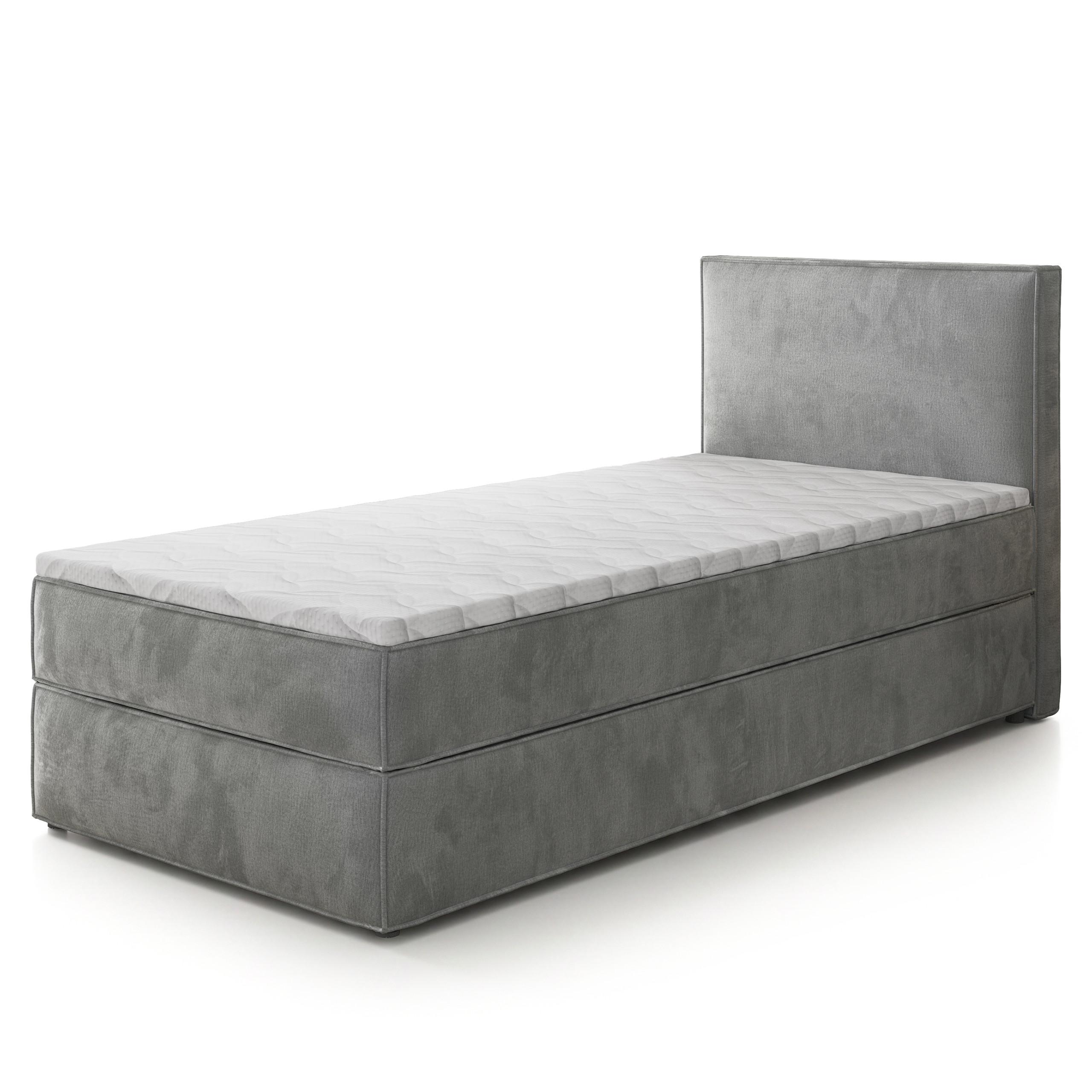 wohnli-moebel-suche-800001668019 Wohnli Möbelsuche - BOXBETT PELLIO 90x200 cm mit Matratze und Topper - Hellgrau
