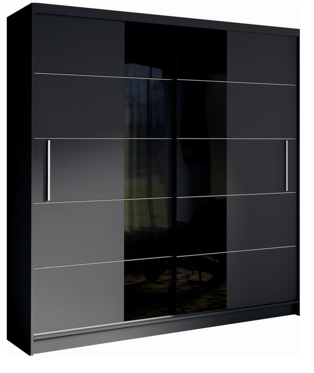 wohnli-moebel-suche-800001668036 Wohnli Möbelsuche - SCHWEBETÜRENSCHRANK BRAGOR 200/215/60cm 2-türig Grau