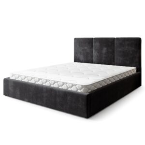 wohnli-moebel-suche-800001668103 Wohnli Möbelsuche - POLSTERBETT AZURI 160x200 cm mit Bettkästen - Schwarz