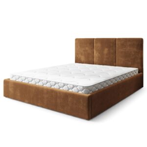 wohnli-moebel-suche-800001668117 Wohnli Möbelsuche - POLSTERBETT AZURI 140x200 cm mit Bettkästen - Hellbraun
