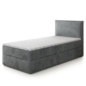 wohnli-moebel-suche-800001668185 Wohnli Möbelsuche - BOXBETT PELLIO 100x200 cm mit Matratze und Topper - Grau