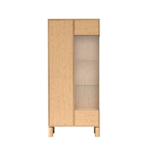 wohnli-moebel-suche-800001668207 Wohnli Möbelsuche - VITRINE SABBIA 197/89 cm in Eichefarben