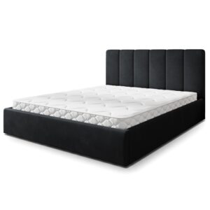 wohnli-moebel-suche-800001668246 Wohnli Möbelsuche - POLSTERBETT NEMIS 160x200 cm mit Bettkästen - Schwarz