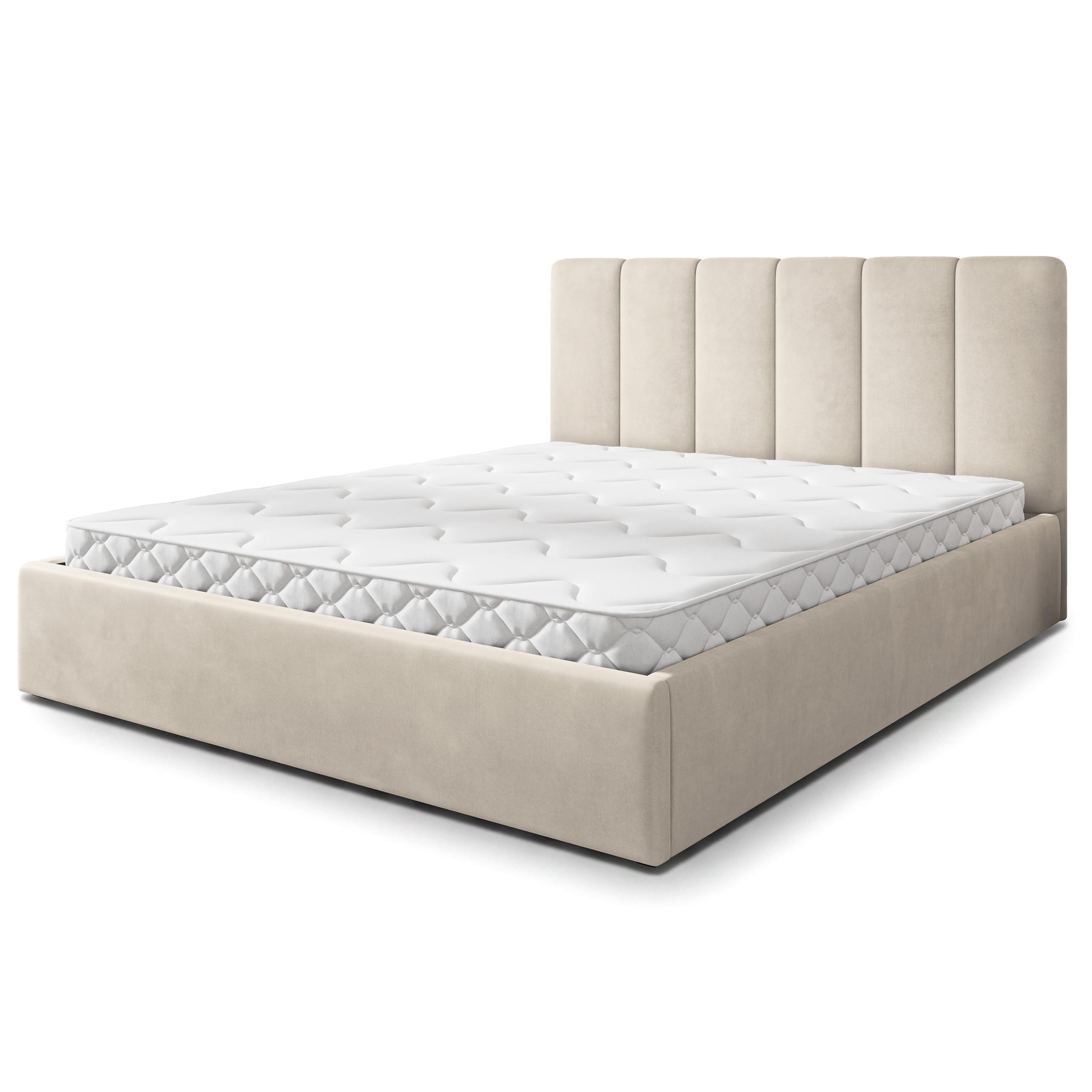 wohnli-moebel-suche-800001668248 Wohnli Möbelsuche - POLSTERBETT NEMIS 160x200 cm mit Bettkästen - Beige
