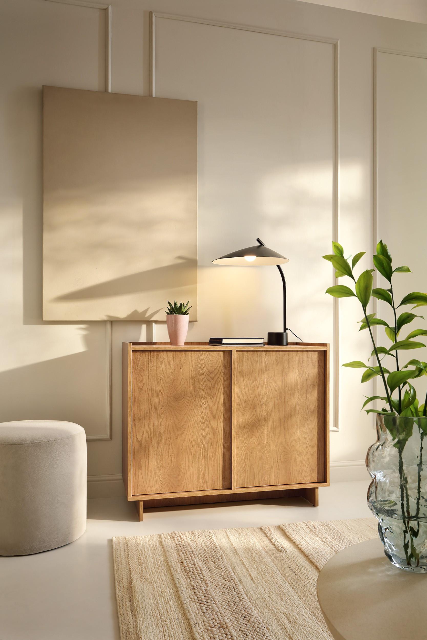 wohnli-moebel-suche-800001668401-1 KOMMODE ZENITH 98/82/39cm mit Schubladen 2 Türen Braun Holzwerkstoff MASSENO Möbel > Kommoden & Schubladenschränke > Kommoden Braun