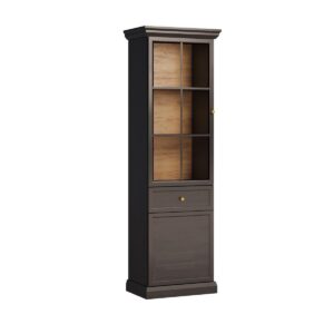 wohnli-moebel-suche-800001668993 Wohnli Möbelsuche - VITRINE Toja Anthrazitfarbenes Holz