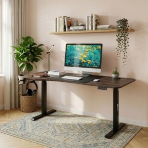 VERSTELLBARER TISCH Stryn Metall, Holzwerkstoff pro.tec Möbel > Tische > Schreibtische > Gamingtische Schwarz