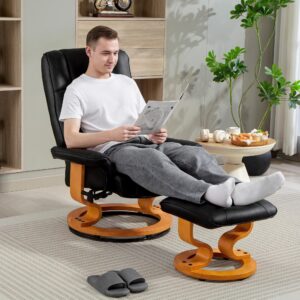 wohnli-moebel-suche-800001672525-1 LIEGESTUHL-SET 2er Set Kunstleder Holz Grau Kunststoff HOMCOM Möbel > Sessel > Relaxsessel Grau