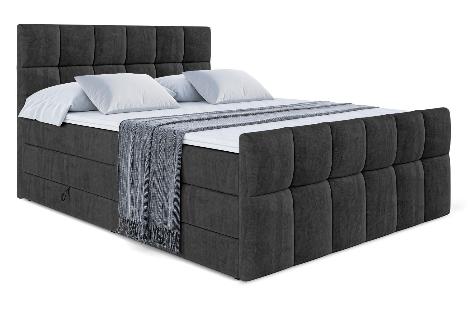 wohnli-moebel-suche-800001692653 Wohnli Möbelsuche - BOXSPRINGBETT RICAR-Z KING - 140 x 200 - H3/H4 - Schwarz