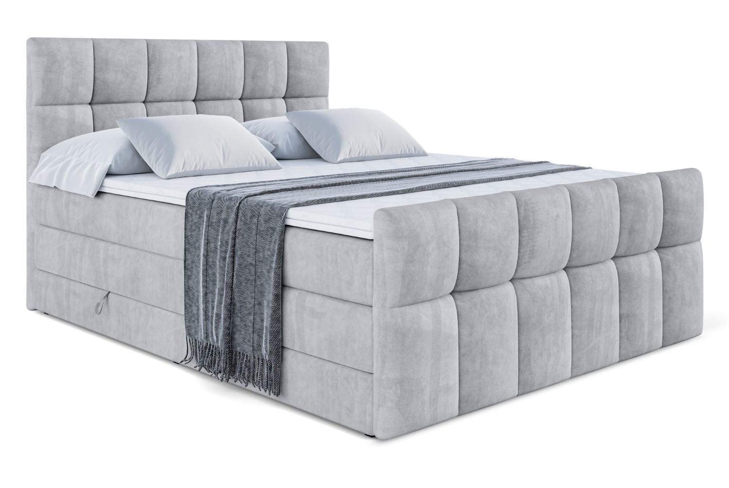 wohnli-moebel-suche-800001692674 Wohnli Möbelsuche - BOXSPRINGBETT RICAR-Z KING - 120 x 200 - H3/H4 - Hellgrau