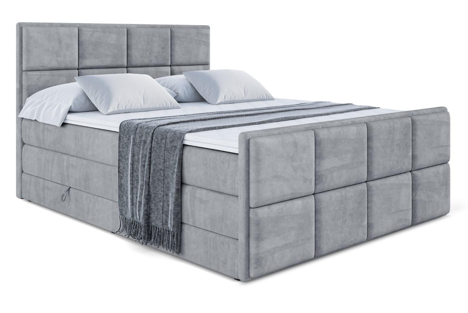 wohnli-moebel-suche-800001692740 Wohnli Möbelsuche - BOXSPRINGBETT NOVA-Z KING - 200 x 200 - H3/H4 - Grau
