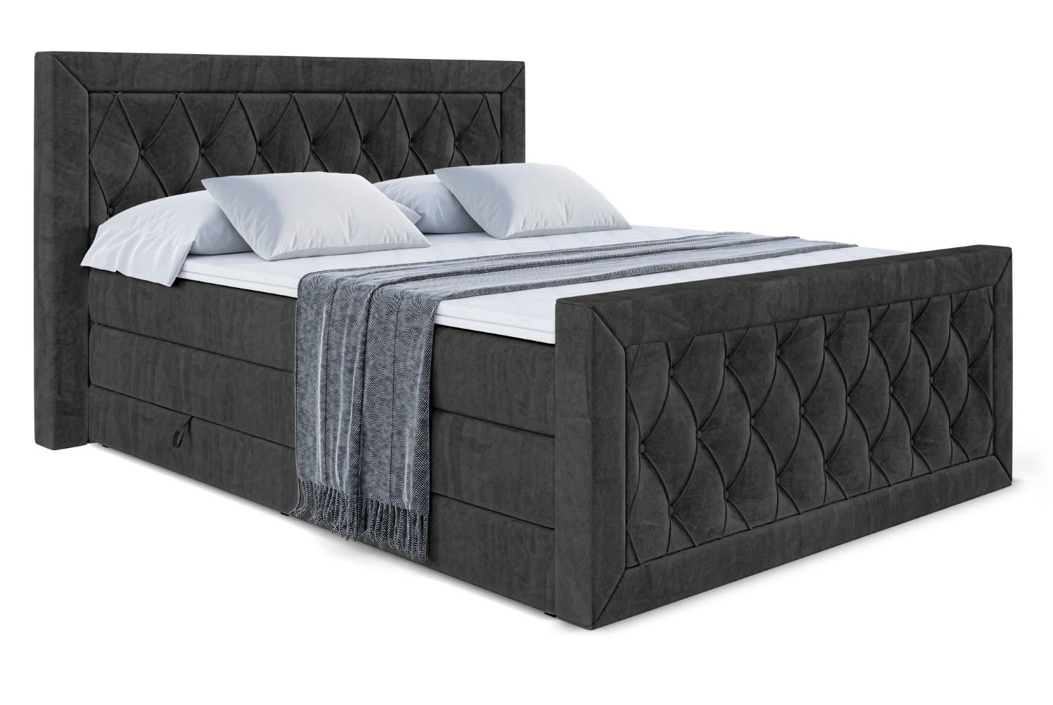 wohnli-moebel-suche-800001692747 Wohnli Möbelsuche - BOXSPRINGBETT NOEL-Z KING - 180 x 200 - H3/H4 - Schwarz