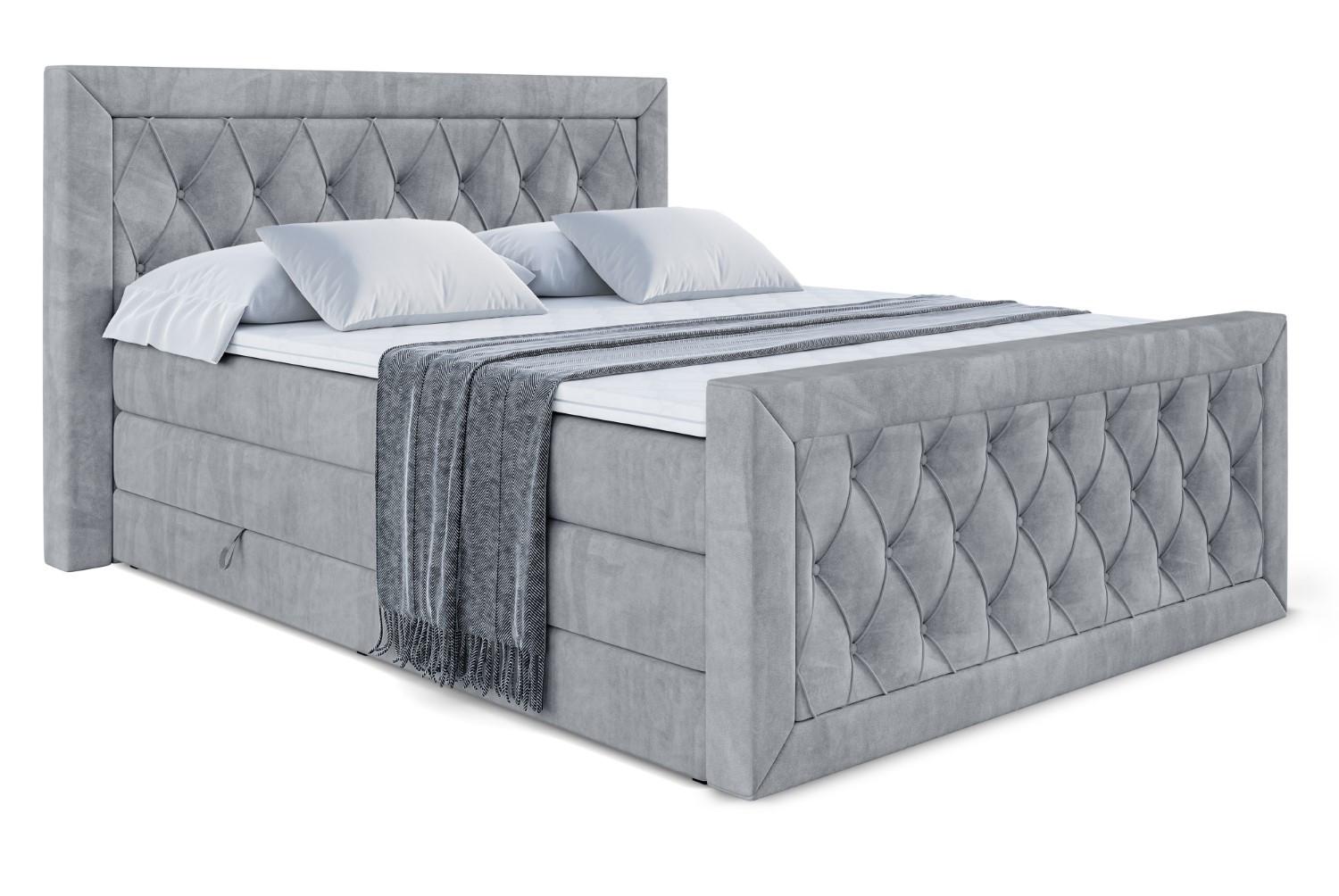 wohnli-moebel-suche-800001692751 Wohnli Möbelsuche - BOXSPRINGBETT NOEL-Z KING - 180 x 200 - H3/H4 - Grau