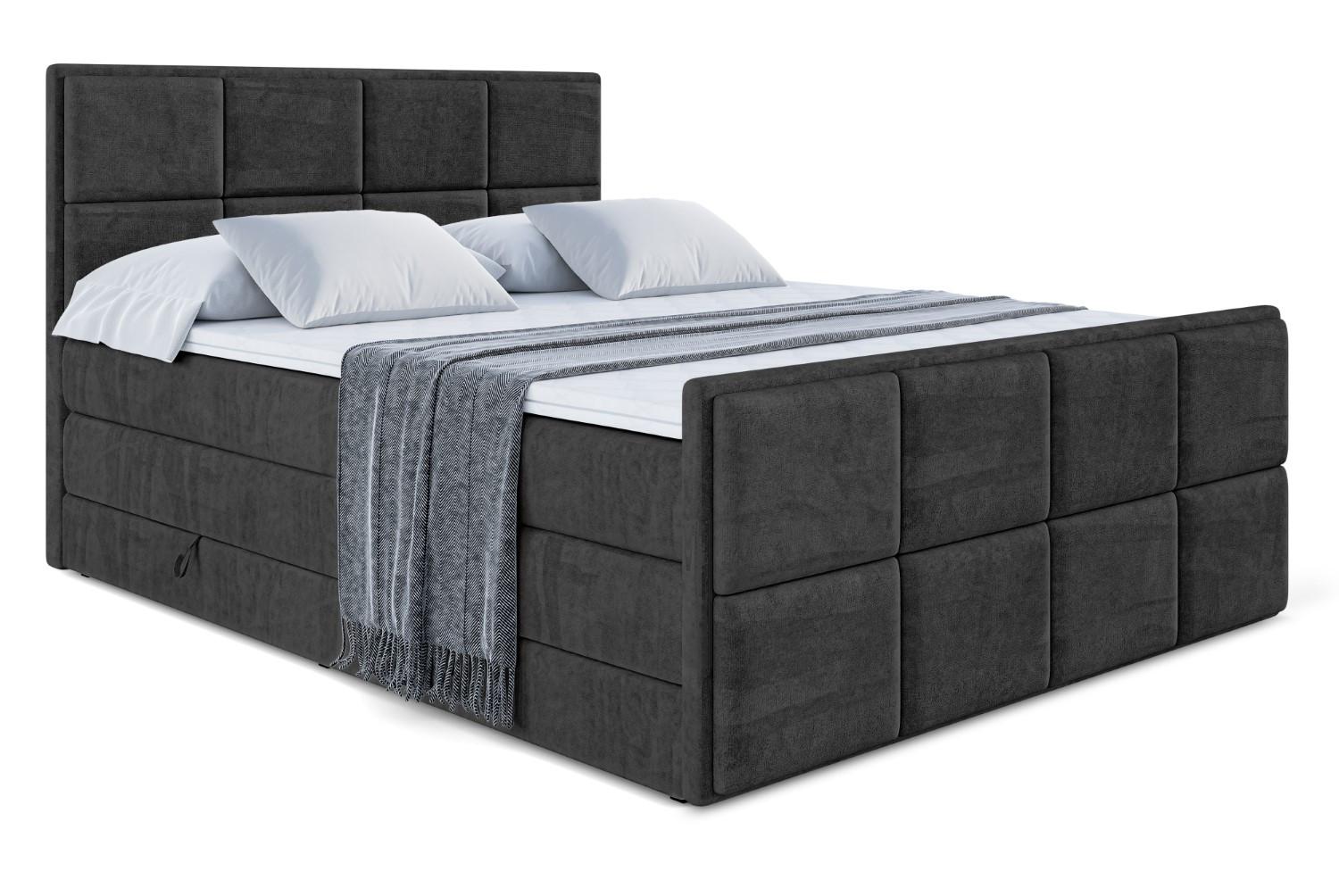 wohnli-moebel-suche-800001692762 Wohnli Möbelsuche - BOXSPRINGBETT NOVA-Z KING - 180 x 200 - H3/H4 - Schwarz