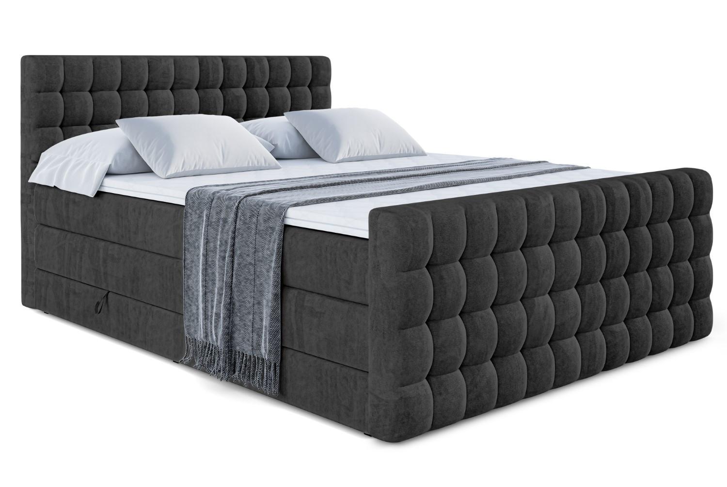 wohnli-moebel-suche-800001692879 Wohnli Möbelsuche - BOXSPRINGBETT VIONE-Z KING - 160 x 200 - H3/H4 - Schwarz