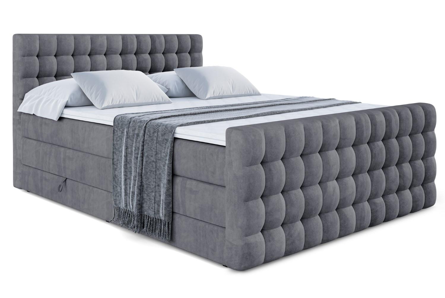 wohnli-moebel-suche-800001692883 Wohnli Möbelsuche - BOXSPRINGBETT VIONE-Z KING - 160 x 200 - H3/H4 - Dunkelgrau