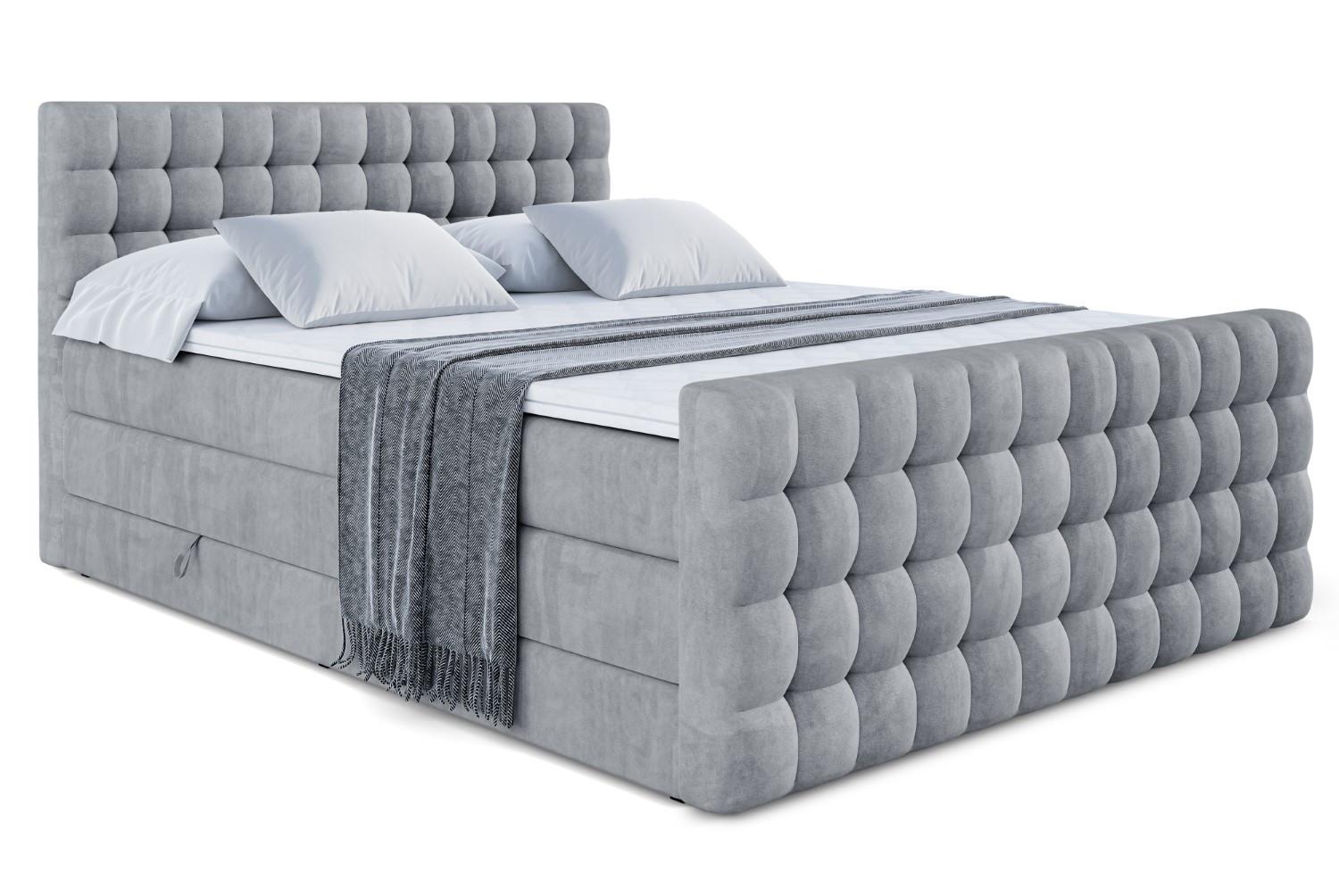 wohnli-moebel-suche-800001692904 Wohnli Möbelsuche - BOXSPRINGBETT VIONE-Z KING - 200 x 200 - H3/H4 - Grau
